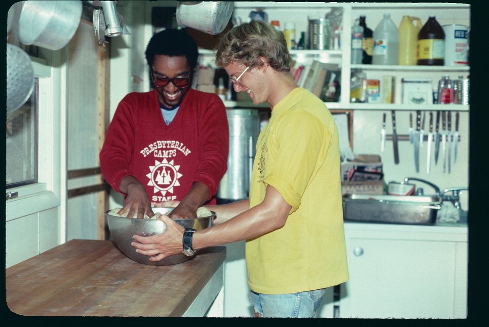 Mikael ashanJim Shields making Bread 1981